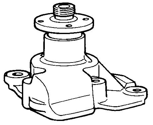 Помпа водяна, (насос) охолодження VKPC84617 SKF