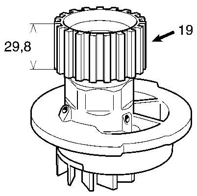 Помпа охолодження SKF VKPC90402 ціна, від 19.77 USD