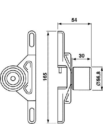 Ролик натяжителя ременя газорозподілу SKF VKM14201 ціна, від 22.76 USD