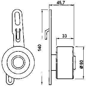 Ролик ГРМ SKF VKM14301