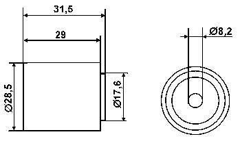 Ролик ременя ГРМ, паразитний SKF VKM21012