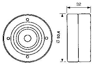 Купити VKM26501 SKF Ролик паразитний ГРМ