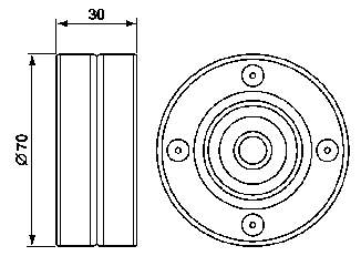 Купити VKM36013 SKF Ролик приводного ременя, паразитний
