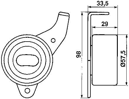 Ролик ГРМ Toyota 1350563010