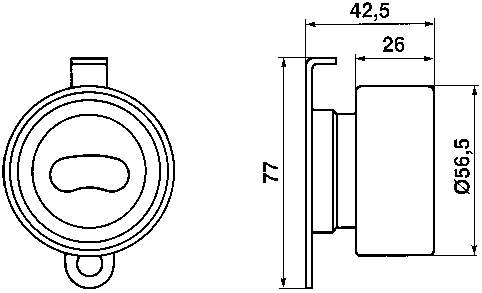 Купити VKM73000 SKF Натяжний ролик