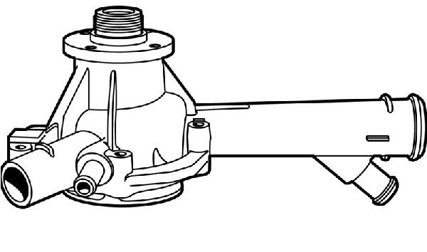 VKPC81624 SKF Насос охолодження
