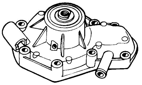 VKPC86602 SKF Насос охолодження