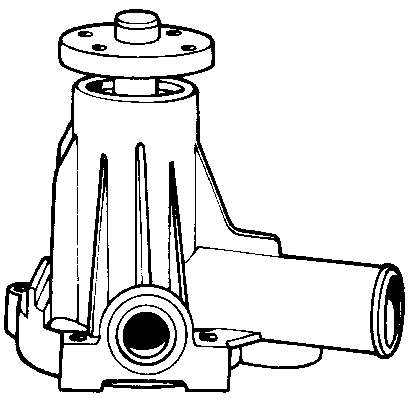 Помпа водяна, (насос) охолодження VKPC86609 SKF