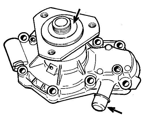 Помпа охолодження Renault (RVI) 7701463637 ціна, від 72.31 USD