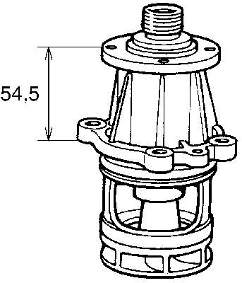 VKPC88611 SKF Насос охолодження