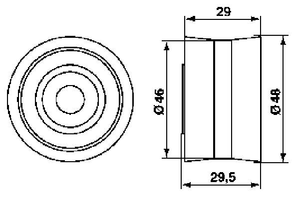 Ролик ременя ГРМ, паразитний SKF VKM24211 ціна, від 10.17 USD