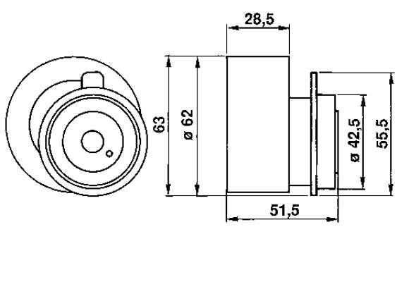 Купити VKM74006 SKF Натяжний ролик