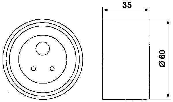 VKM75000 SKF Ролик натягувач