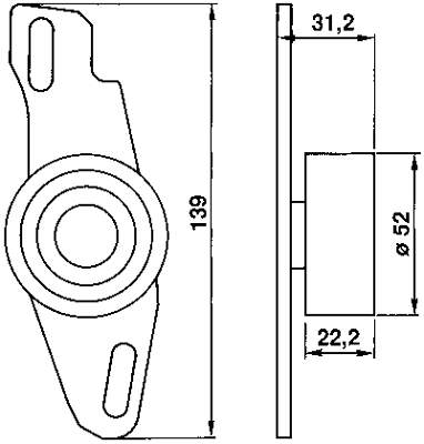 VKM76103 SKF Ролик натягувач