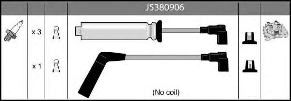 Дроти запалювання Nipparts J5380906 ціна, від 12.89 USD