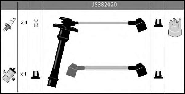 Високовольтні дроти J5382020 Nipparts