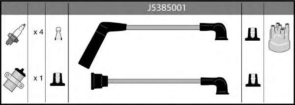 Купити J5385001 Nipparts Провід високовольтні, комплект