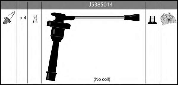 Дріт високовольтний, комплект J5385014 Nipparts