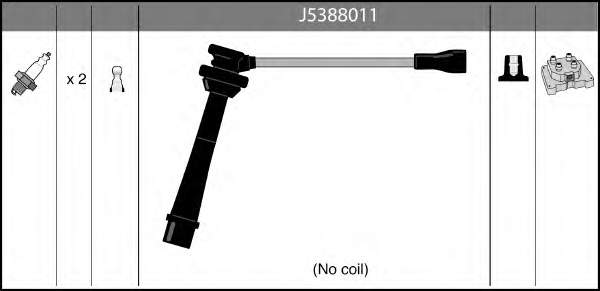 Купити J5388011 Nipparts Провід високовольтні, комплект