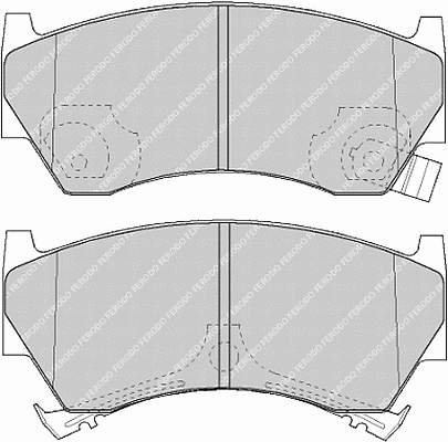 Гальмівні колодки Ferodo FDB1103 ціна, від 15.23 USD