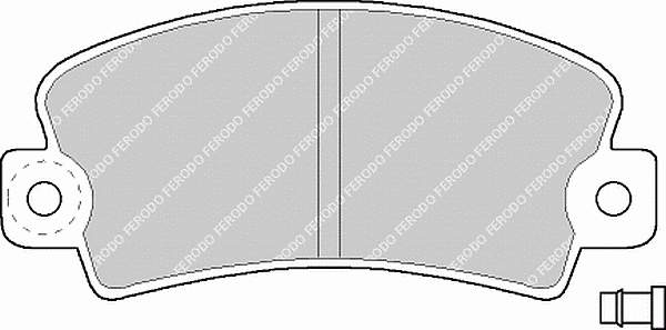Колодки гальмівні передні, дискові FDB113 Ferodo