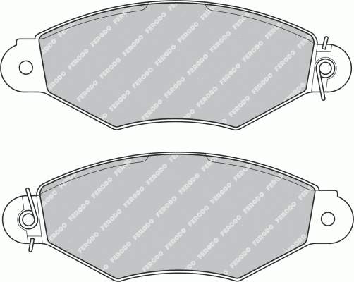 Купити FDB1135 Ferodo Колодки гальмівні передні, дискові