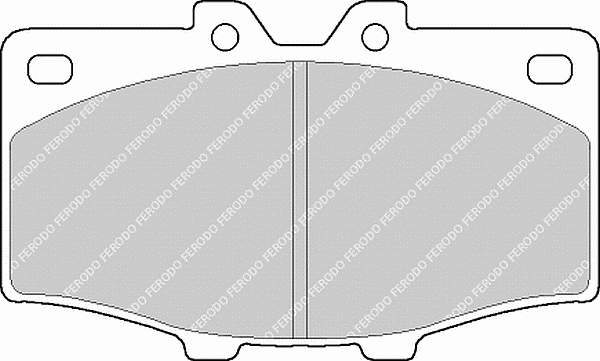 Колодки гальмівні передні, дискові FDB288 Ferodo