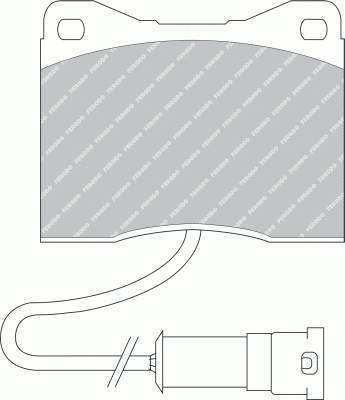 Купити 1648448 Ford Колодки гальмівні передні, дискові
