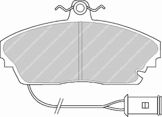 Гальмівні колодки Ferodo FDB445 ціна, від 15.54 USD