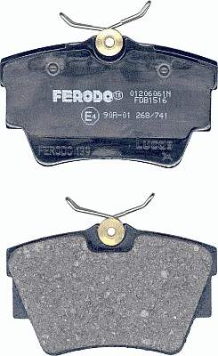 Купити FVR1516 Ferodo Задні колодки
