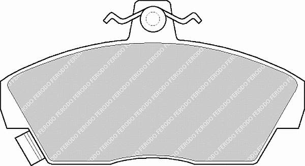 Гальмівні колодки Ferodo FDB608 ціна, від 17.25 USD