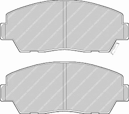 Колодки гальмівні передні, дискові FDB633 Ferodo