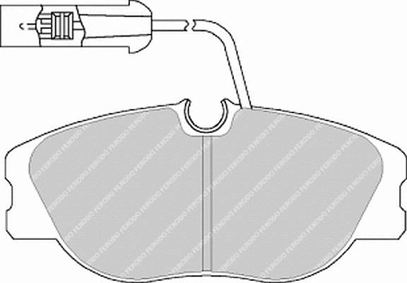 Гальмівні колодки Ferodo FDB650 ціна, від 23.85 USD