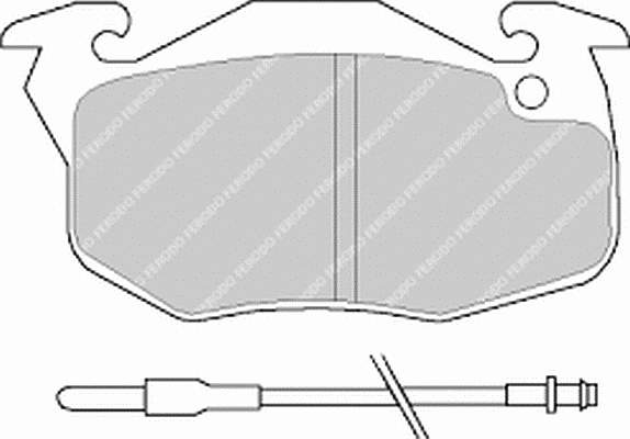 Гальмівні колодки Ferodo FDB719 ціна, від 18.43 USD