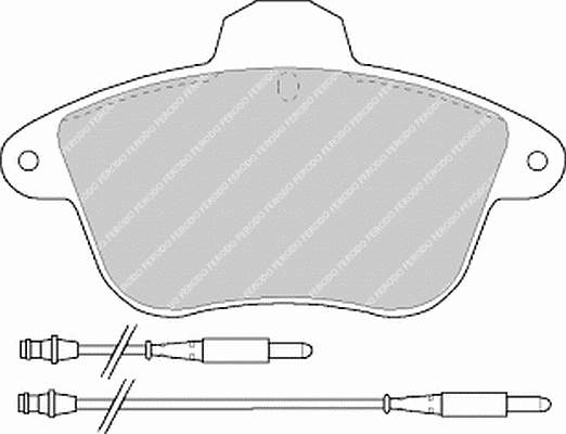 Гальмівні колодки Ferodo FDB742 ціна, від 25.57 USD