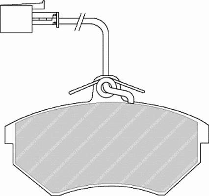 Колодки гальмівні передні, дискові BP09912 Optimal