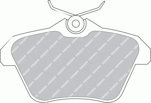 Задні гальмівні колодки Ferodo FDB995 ціна, від 14.94 USD