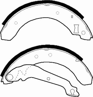 Колодки гальмові задні, барабанні FSB176 Ferodo