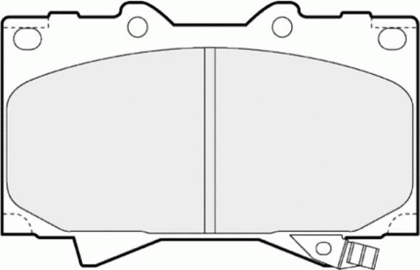 Передні тормозні колодки FDB1456 Ferodo