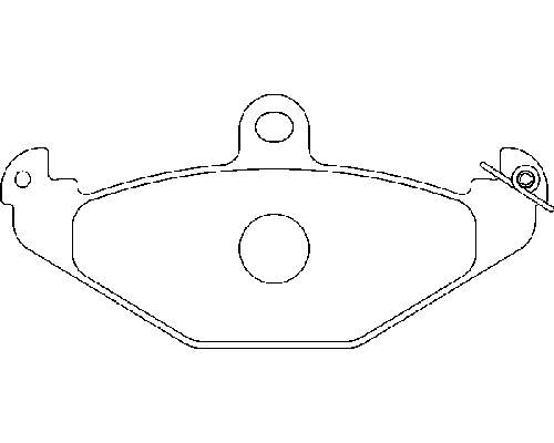 Задні дискові колодки Mintex MDB1445