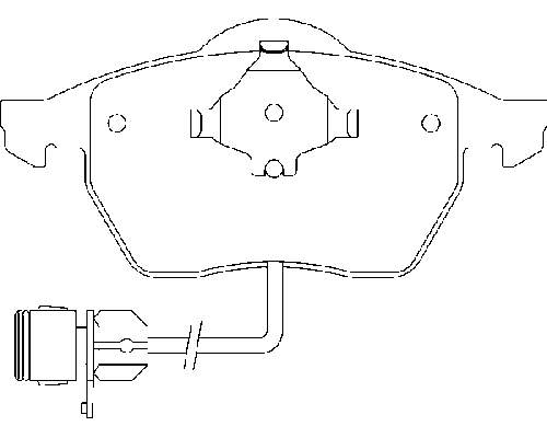 MDB1531 Mintex Передні гальмівні колодки