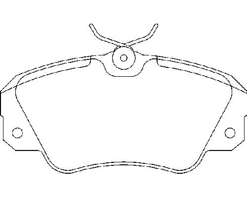 Передні тормозні колодки MDB1540 Mintex