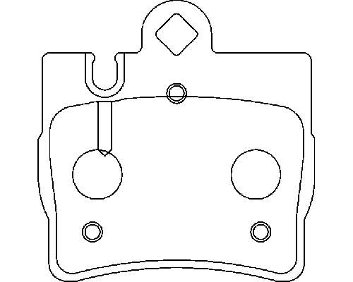 MDB2071 Mintex колодки гальмові задні, дискові