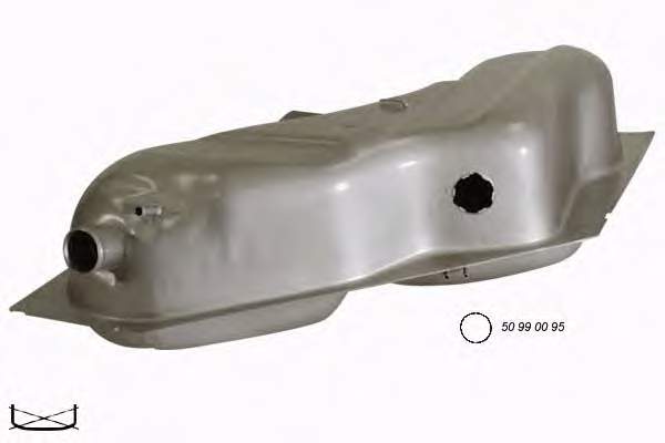 Бак паливний на Opel Kadett E 35, 36, 45, 46