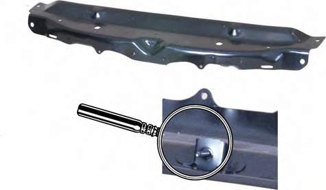 Рамка радіатора верхня Peugeot/Citroen 7106A3 ціна, від 44.34 USD