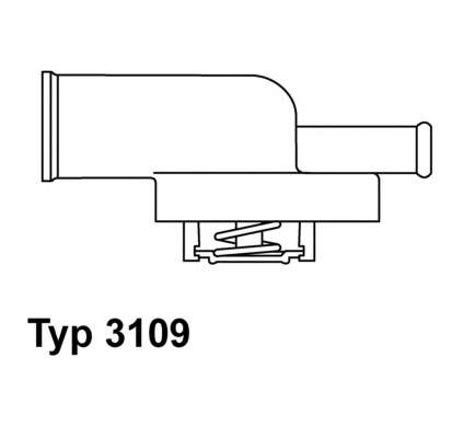 Термостат в зборі Wahler 310987D