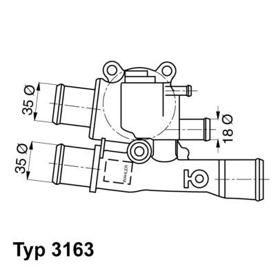 316388D Wahler Авто термостат