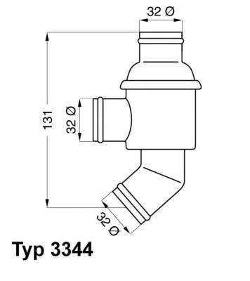Купити 334480 Wahler Термостат в корпусі