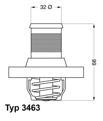 Термостат 346389D Wahler