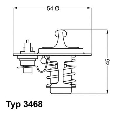 346888D Wahler Авто термостат
